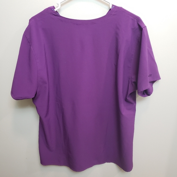 Carharrt Force Purplw Blue Scrub Top Size Xl - Picture 3 of 4